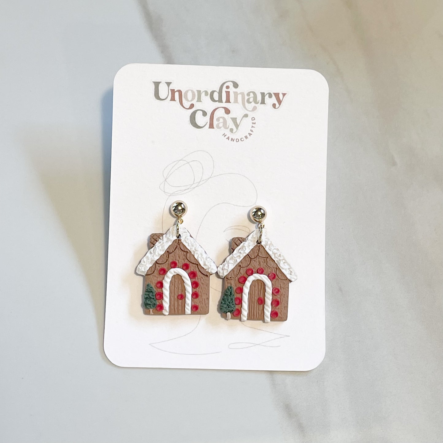 Gingerbread Earrings