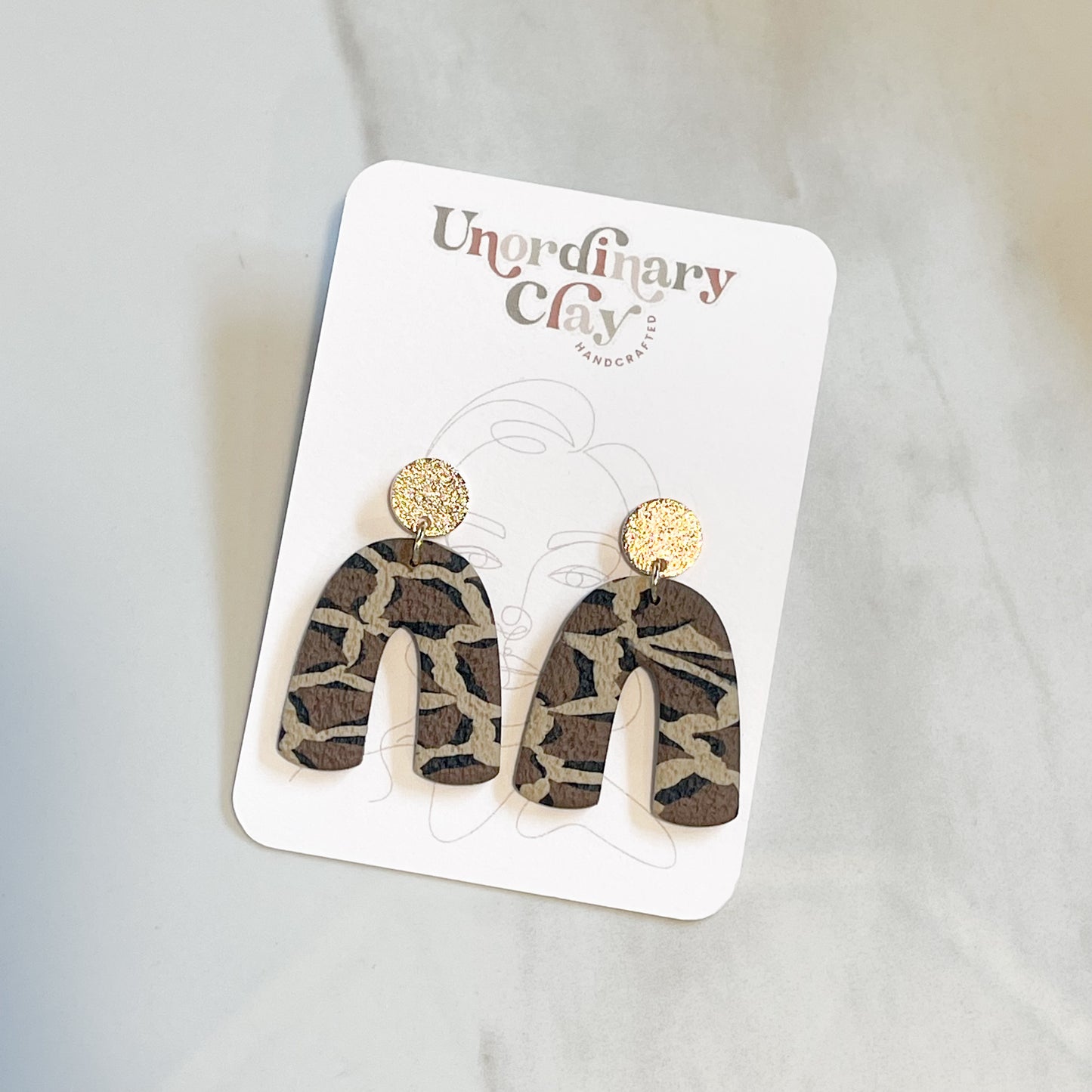 Animal Print Earrings